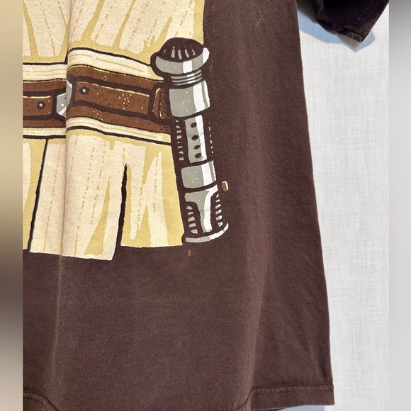 POP CULTURE T-SHIRT - STAR WARS - Rae! Women's Sz L - BROWN - Picture 3 of 10